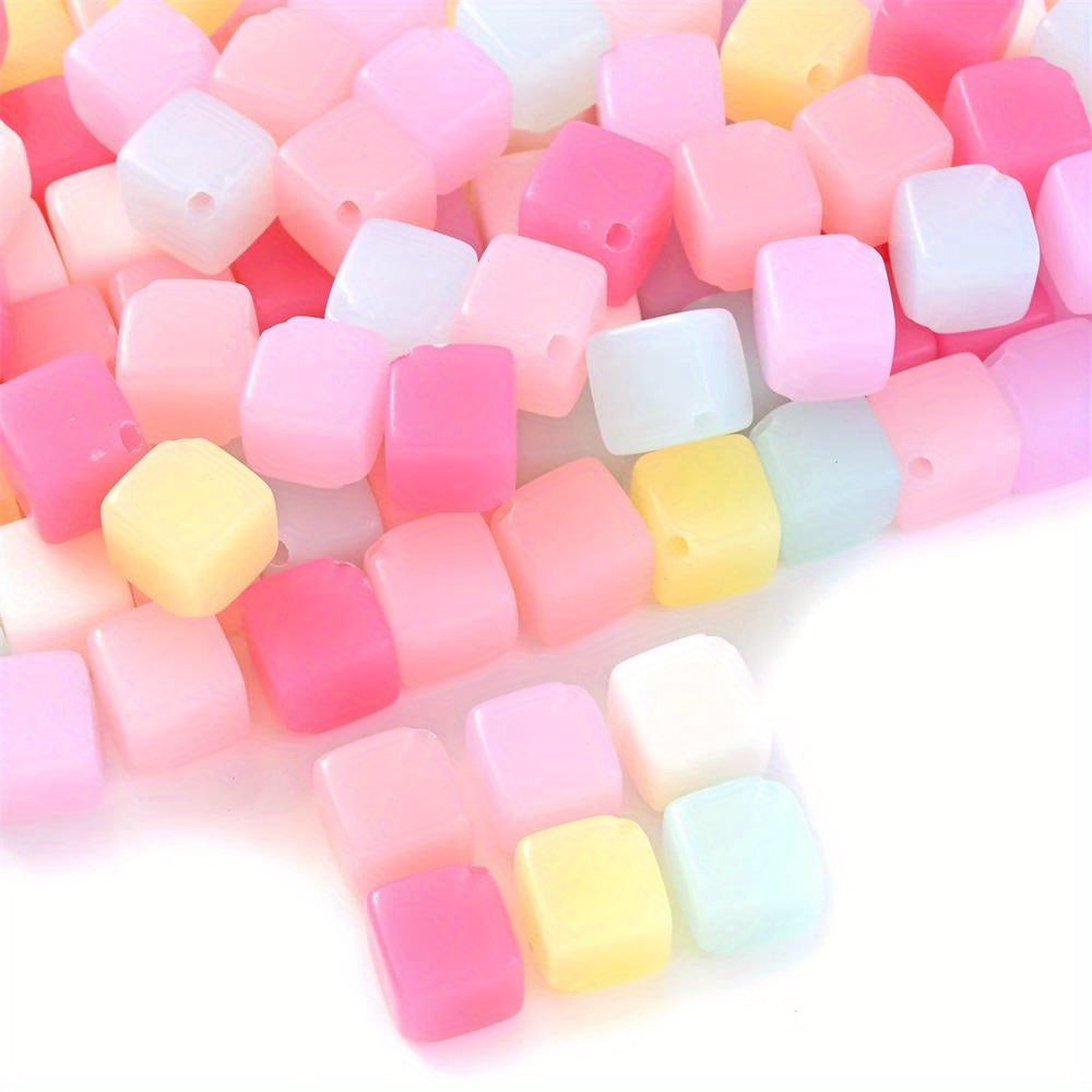 Colorful Shiny AB Acrylic Transparent Round Spacer Beads