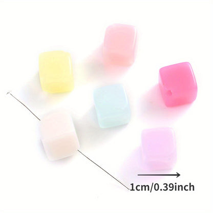 Colorful Shiny AB Acrylic Transparent Round Spacer Beads