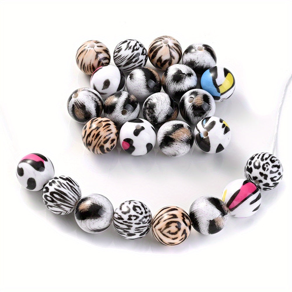 Colorful Square Cube Diagonal Hole Acrylic Spacer Beads