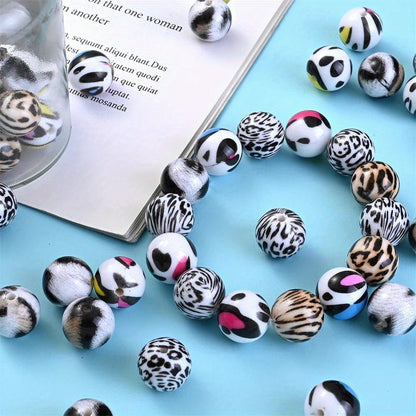 Colorful Square Cube Diagonal Hole Acrylic Spacer Beads
