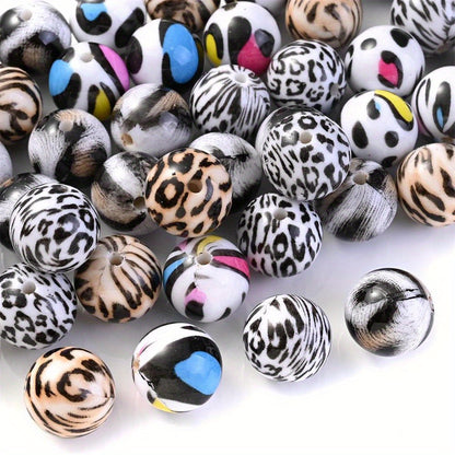 Colorful Square Cube Diagonal Hole Acrylic Spacer Beads