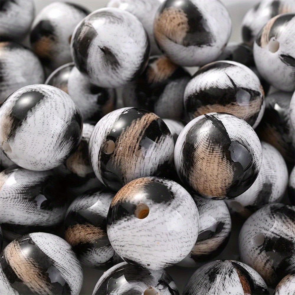 Colorful Square Cube Diagonal Hole Acrylic Spacer Beads