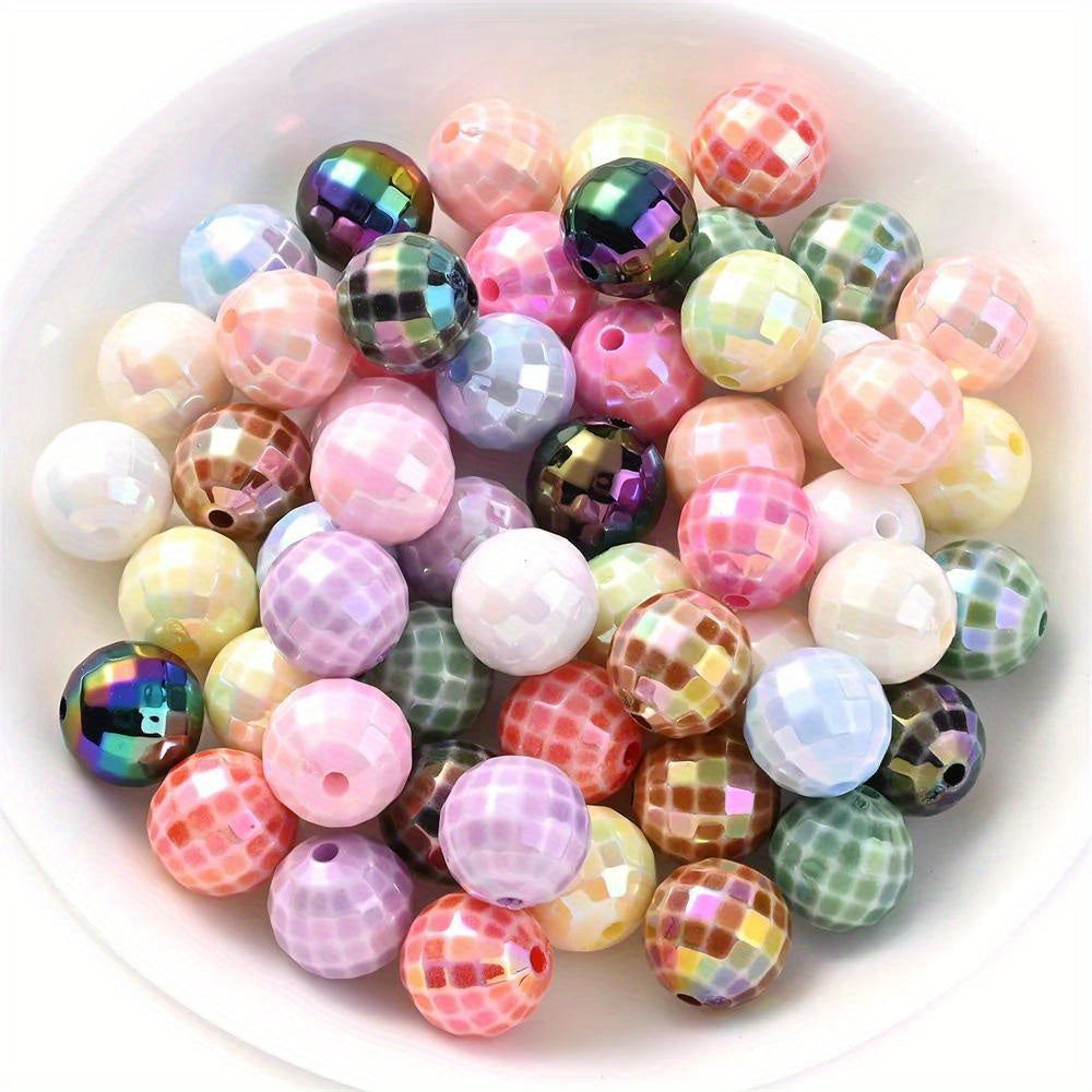 AB Dreamy Gradient Fish Scale Resin Flatback Beads