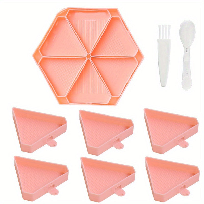 Multicolor Plastic Diamond Painting Beads Tray Set