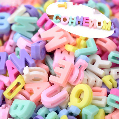 Colored Stripes Shiny Acrylic Spacer Beads