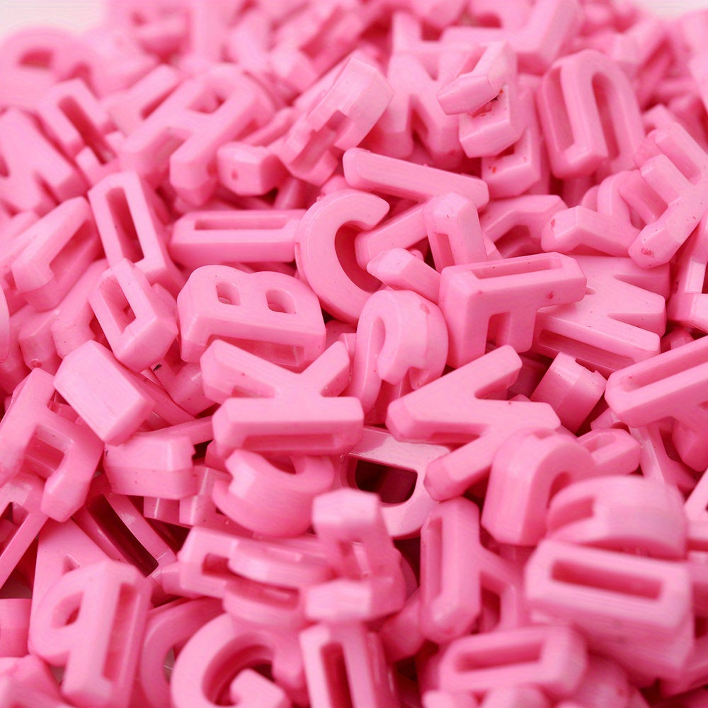 Colored Stripes Shiny Acrylic Spacer Beads