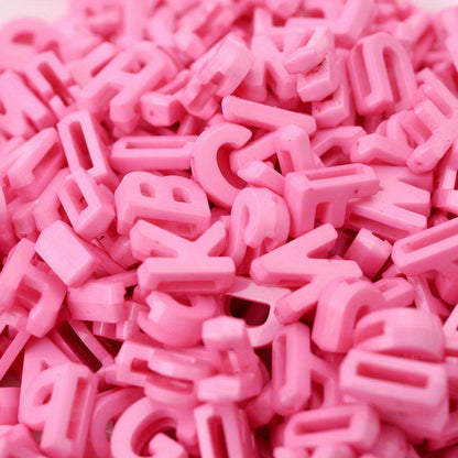 Colored Stripes Shiny Acrylic Spacer Beads