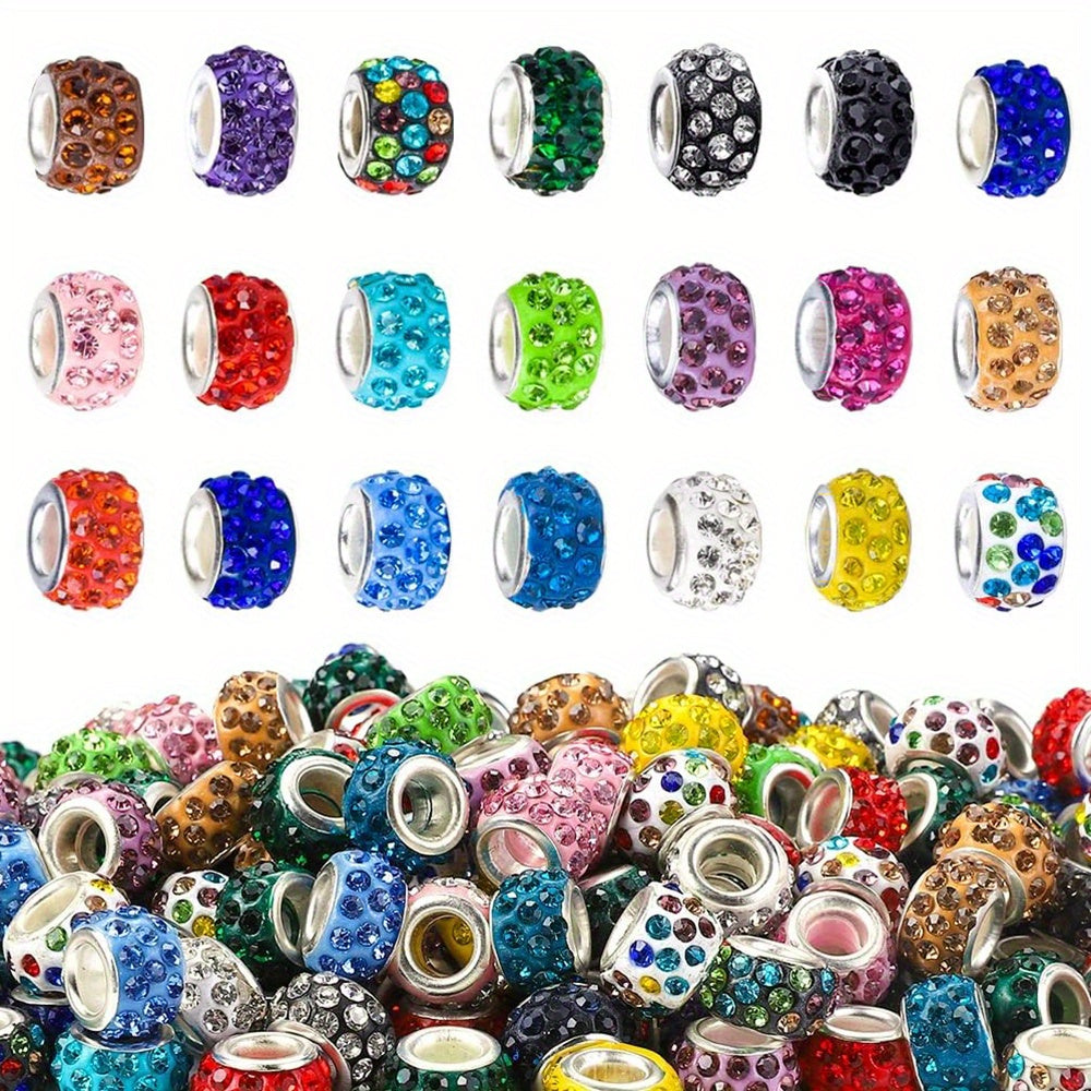 Artificial Crystal Ball Spacer Beads