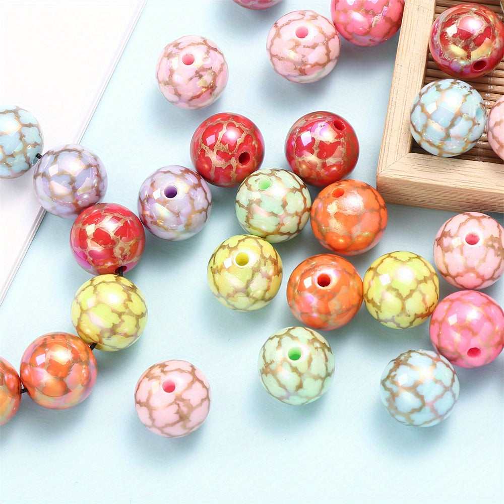 Bicolor Gradient Resin Fish Beads