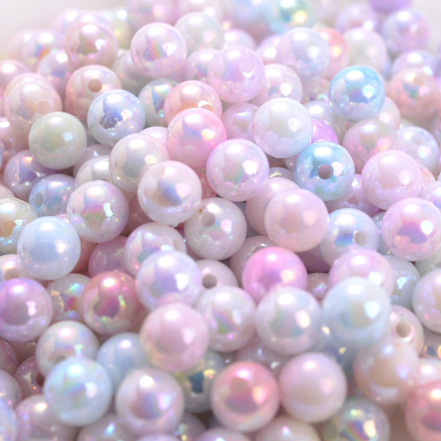 Jelly Color Heart Bow Knot Sandwich Acrylic Beads
