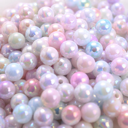 Jelly Color Heart Bow Knot Sandwich Acrylic Beads