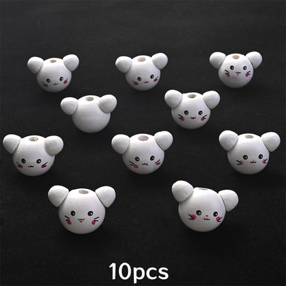 Matte Acrylic Mix Candy Color Round Spacer Beads