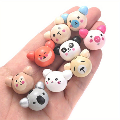Matte Acrylic Mix Candy Color Round Spacer Beads