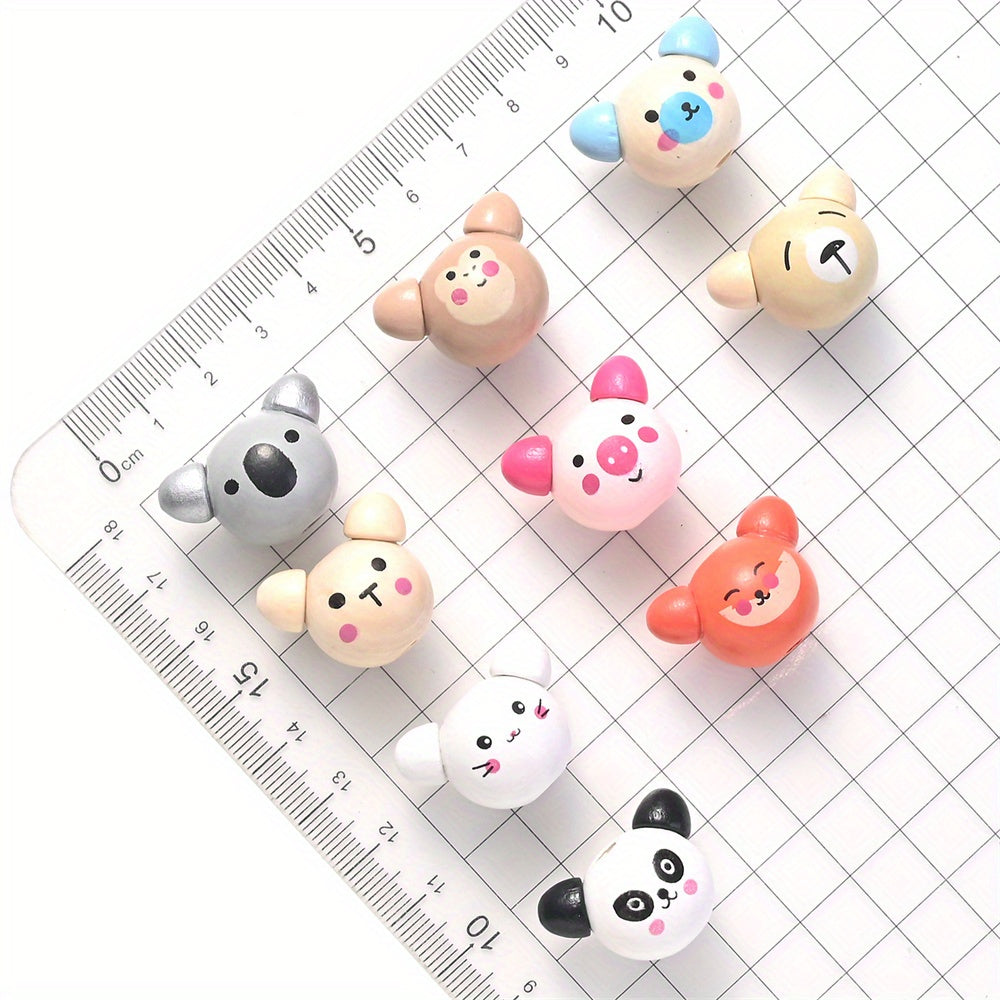 Matte Acrylic Mix Candy Color Round Spacer Beads