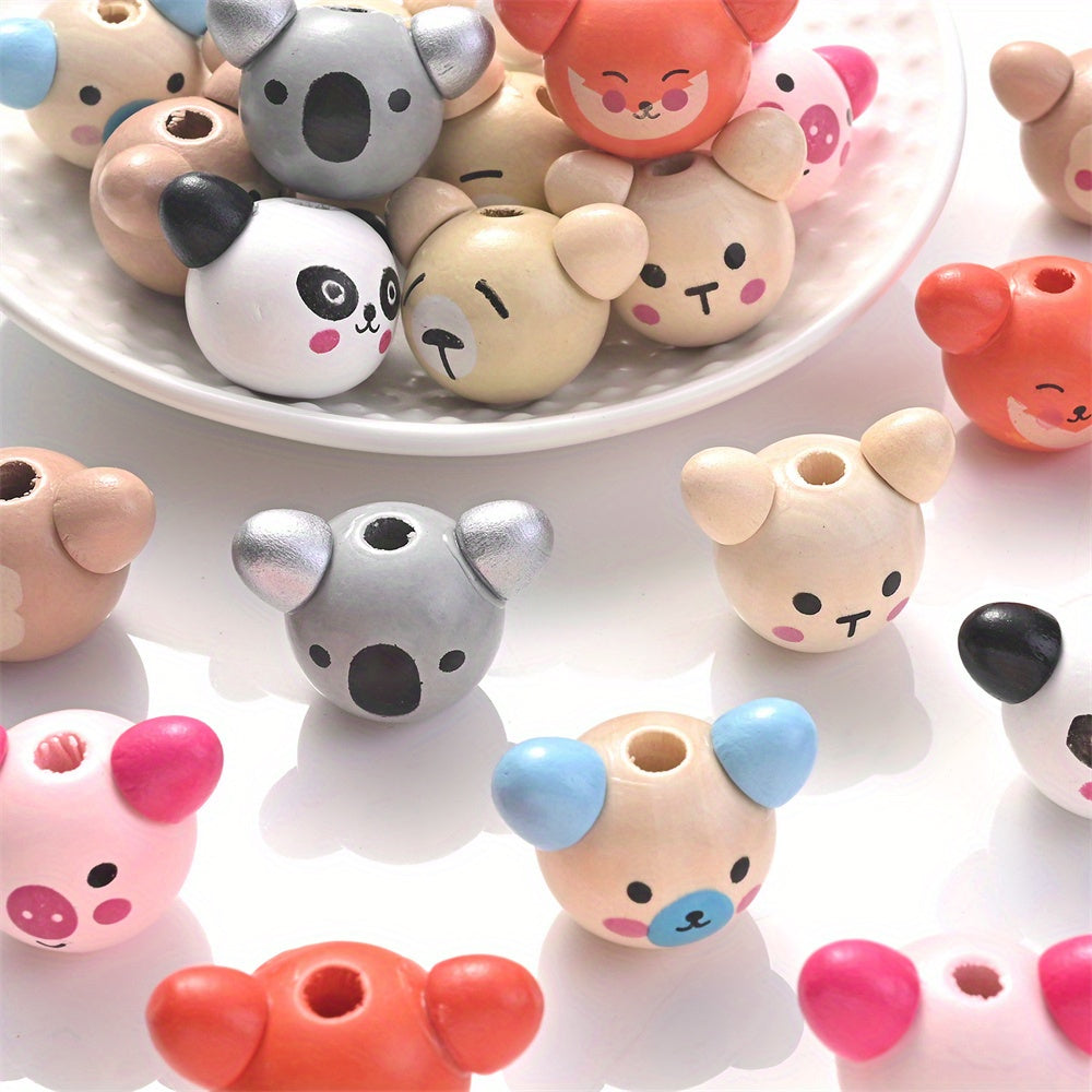 Matte Acrylic Mix Candy Color Round Spacer Beads
