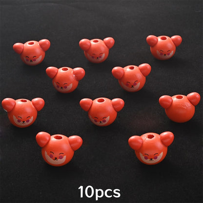 Matte Acrylic Mix Candy Color Round Spacer Beads