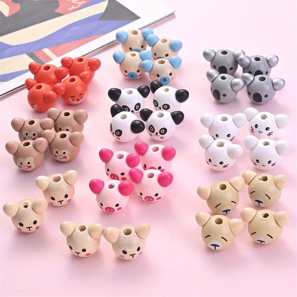 Matte Acrylic Mix Candy Color Round Spacer Beads