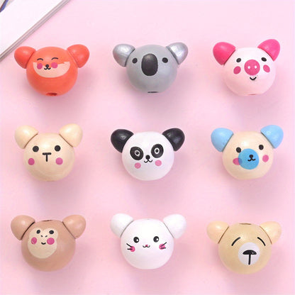 Matte Acrylic Mix Candy Color Round Spacer Beads