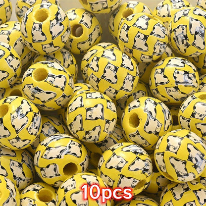 Colorful Silicone Lentil Abacus Focal Beads