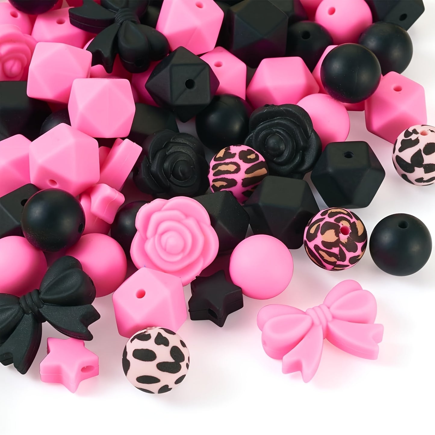Mix Gradient Turtle Starfish Stone Print Beads