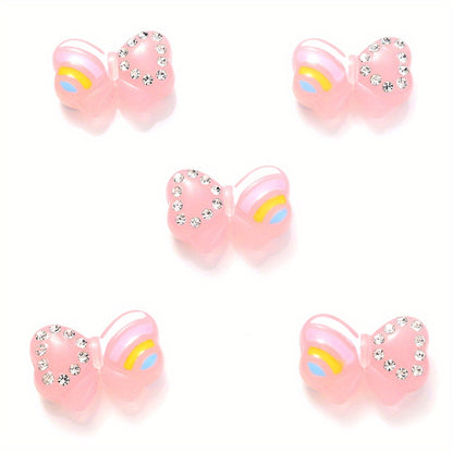 10g Halloween Series Ghost Spider Bat Evil Eye Flatback Nail Art Beads