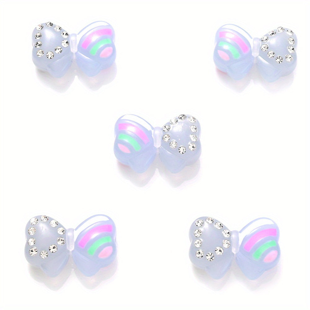10g Halloween Series Ghost Spider Bat Evil Eye Flatback Nail Art Beads