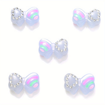 10g Halloween Series Ghost Spider Bat Evil Eye Flatback Nail Art Beads