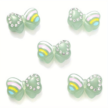 10g Halloween Series Ghost Spider Bat Evil Eye Flatback Nail Art Beads