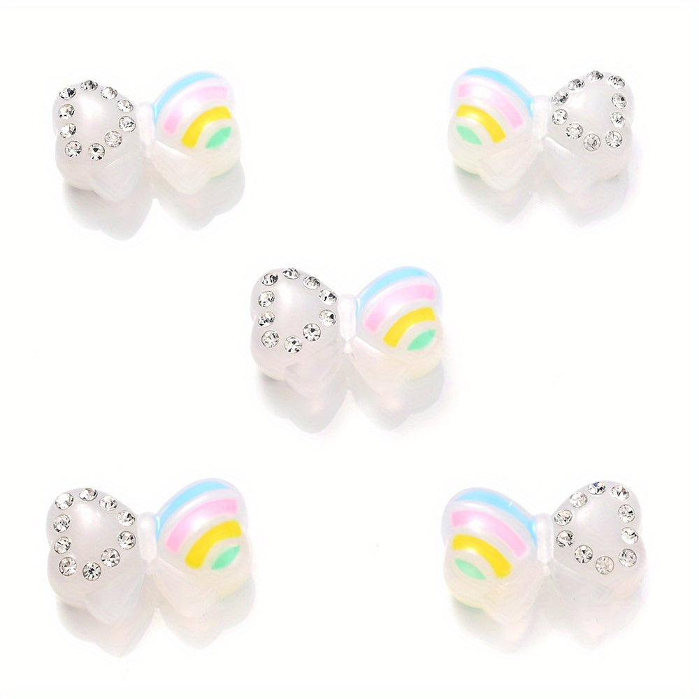 10g Halloween Series Ghost Spider Bat Evil Eye Flatback Nail Art Beads