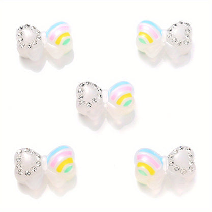 10g Halloween Series Ghost Spider Bat Evil Eye Flatback Nail Art Beads