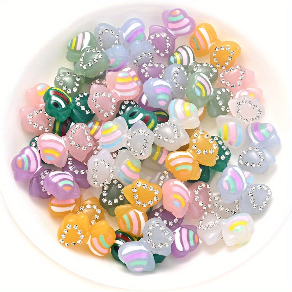 10g Halloween Series Ghost Spider Bat Evil Eye Flatback Nail Art Beads