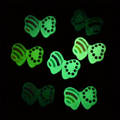 10g Halloween Series Ghost Spider Bat Evil Eye Flatback Nail Art Beads