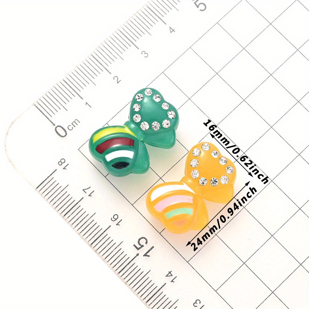 10g Halloween Series Ghost Spider Bat Evil Eye Flatback Nail Art Beads
