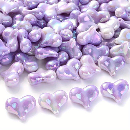 Colorful Acrylic Bow Knot Beads