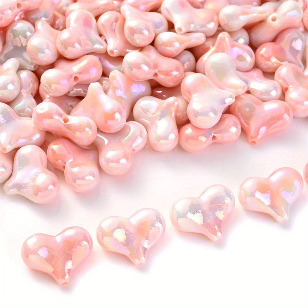 Colorful Acrylic Bow Knot Beads