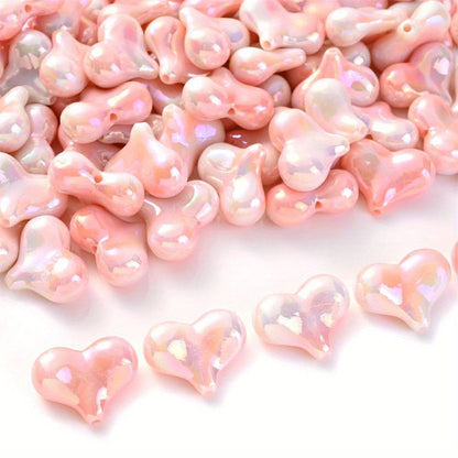 Colorful Acrylic Bow Knot Beads