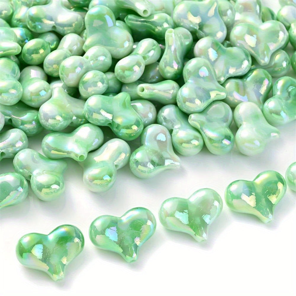 Colorful Acrylic Bow Knot Beads