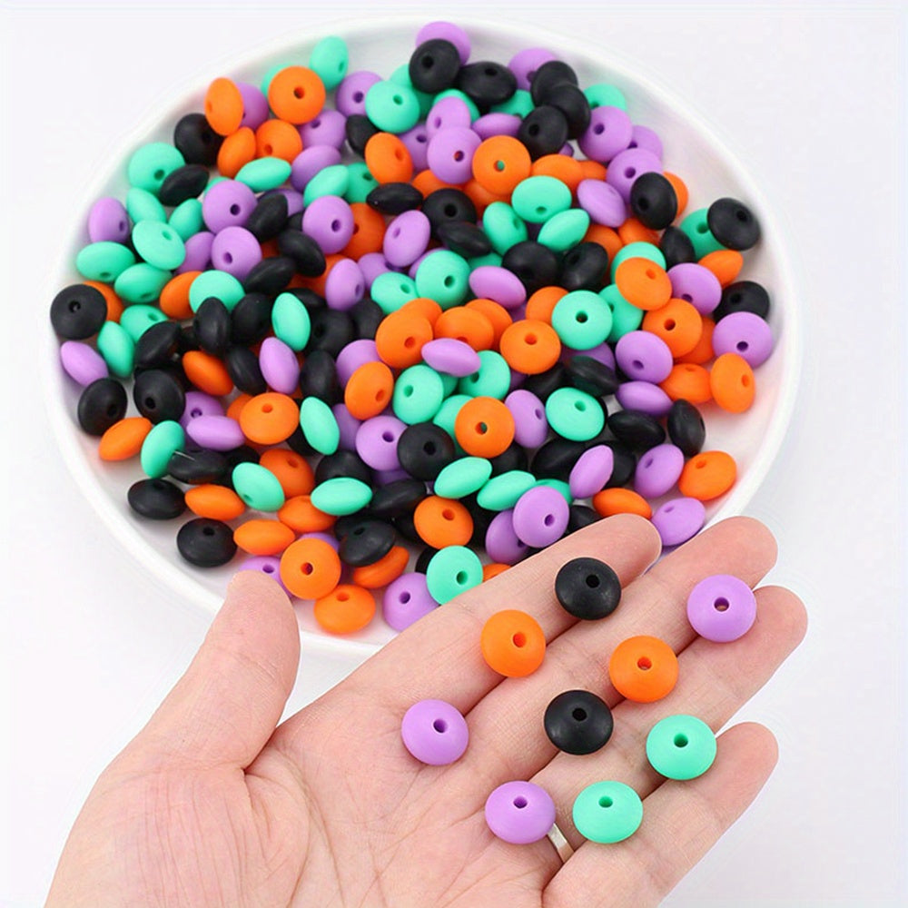 Halloween Lentil Spacer Beads