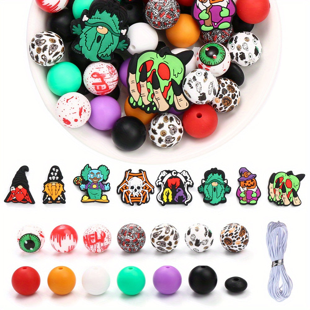 Halloween Silicone Focal Beads