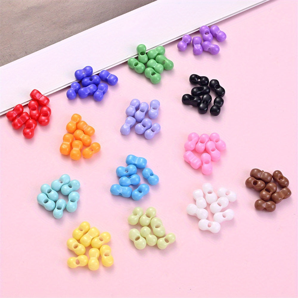 16mm Multicolor Mermaid & Macaron Shiny Acrylic Spacer Beads