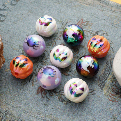 Mini Peanut Shape Colorful Irregular Acrylic Seed Beads