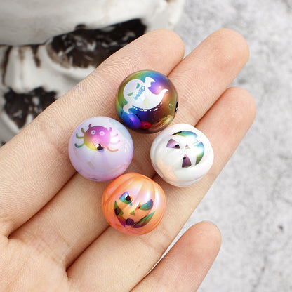 Mini Peanut Shape Colorful Irregular Acrylic Seed Beads