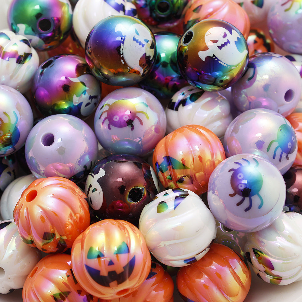 Mini Peanut Shape Colorful Irregular Acrylic Seed Beads