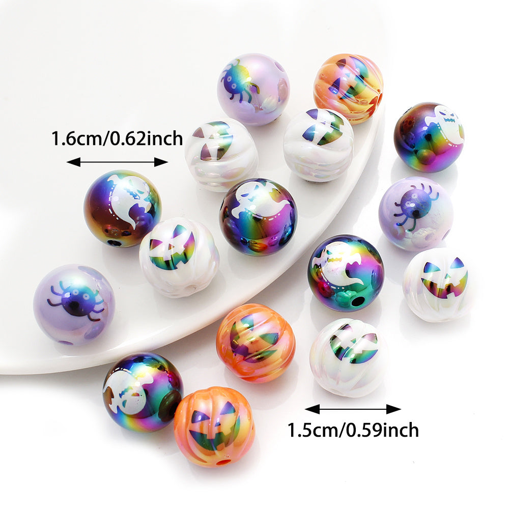 Mini Peanut Shape Colorful Irregular Acrylic Seed Beads