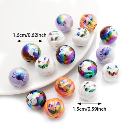 Mini Peanut Shape Colorful Irregular Acrylic Seed Beads