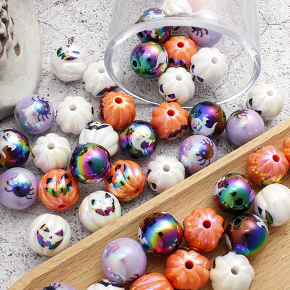 Mini Peanut Shape Colorful Irregular Acrylic Seed Beads