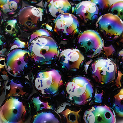 Mini Peanut Shape Colorful Irregular Acrylic Seed Beads