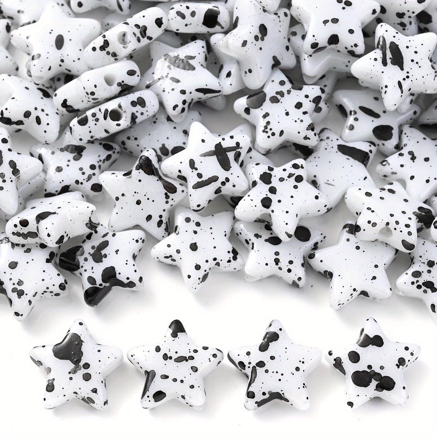 4/6/8/10mm Transparent AB Acrylic Dreamy Spacer Beads