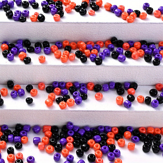 Black Spider Acrylic Beads