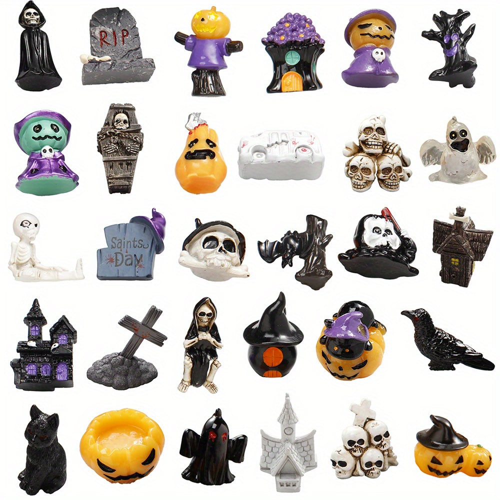 Halloween Clay and Acrylic Beads Set